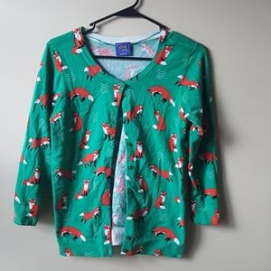 Le Tigre fox print cardigan